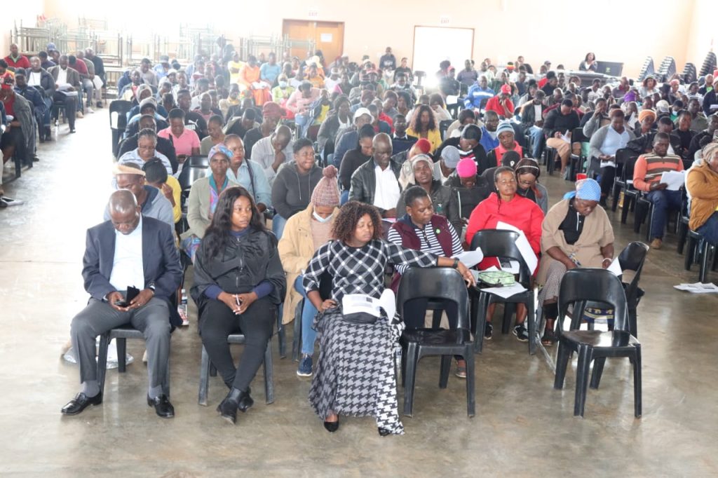 Different stakeholders were part of the event at Waterval hall