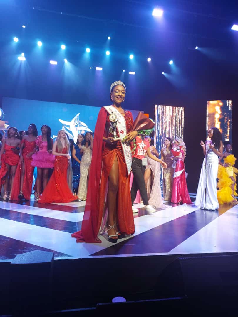 Our golden girl Rixongile Helani from Mhinga who s currently Miss Limpopo Teen has won Miss SA Universe 2 Runner up ,Miss SA Universe Charity queen and Miss SA Universe Public Choice Queen last night.